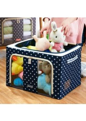 Wanhenda Convenient Foldable Storage Bag Clothes Blanket Quilt Closet Sweater Organizer Box Pouches Storage Drawers Organizers