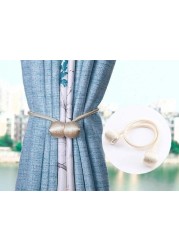 Deals For Less - Magnetic Tieback , Curtain Holder , Cream  Color