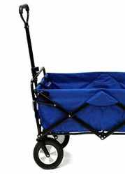 Portable Garden Cart Blue/Black 54x116x90cm