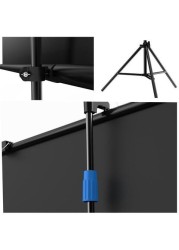 CRONY 72 Inches Tripod Projector Screen with Stand, Portable Foldable Projection Movie Screen Fabric