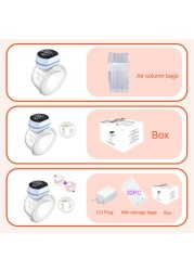 New LCD Electric Wearable Breast Pump Automatic Hands-Free Silent USB Rechargeable Milk Extractor Baby Breastfeeding BPA Free