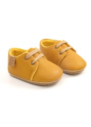 New Baby Shoes Retro Leather Boy Girl Shoes Multicolor Toddler Rubber Sole Anti-slip First Walkers Infant Newborn Moccasins