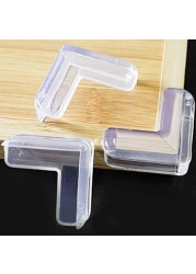 4pcs Baby Safety Silicone Protector Safety Table Side Protection of Children Anticollision Edge Corners Guard Cover for Baby