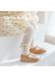 Spain Style Girls Stockings Newborn Tights for Girls Mesh Children Pantyhose 2022 Spring Summer Bow-knot Children Leggings