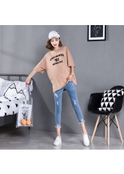 Maternity Jeans High Waist Pencil Pants Pregnant Women Clothes Summer Autumn Fashion 817 #7/10