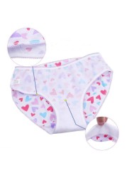 12pcs/lot Baby Girls Underwear Cotton Briefs Kids Short Briefs Children Underwear