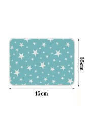 Infant Baby Diaper Changing Mat Breathable Newborn Pads Bedding Supplies 1pc Diaphragm Reusable Baby Waterproof Pad Cover