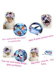 JIYAN Baby Safety Helmet Head Protection Baby Headwear Anti-Fall Cushion Children Learn To Walk Crash Hat