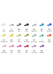 300pcs Silicone Flat Beads 12*6mm Chew Baby Teething Beads Lentil DIY Pacifier String Pearl Baby Toys Nurse Gift BPA Free