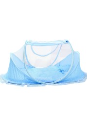 3pcs/lot 0-36 Months Baby Bed Portable Foldable Baby Crib With Netting Newborn Sleep Bed Travel Bed Mosquito Net Baby Bedding