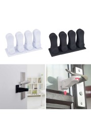 4pcs Child Proof Door Lever Security Locks Child Anti Open Protection Locks Door Handle Security Lock