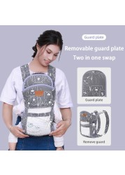 New Baby Carrier Double Shoulder Mesh Breathable Soft Multifunctional Mother Sling Wrap Baby Kangaroo Adjustable Safety Carrier