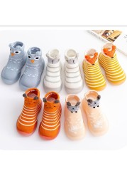 Baby shoes first baby shoes infant first walkers baby girl boy kids soft rubber sole baby shoes knit anti-slip socks