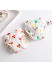 Cotton Reusable Baby Diapers Cute Waterproof Training Pants Panties Washable Underwear Infant Cloth Diapers Baby Diaper Diapers