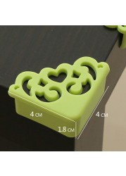 4pcs/lot Hollow Out Flower Pattern Soft Baby Safe Corner Protector Baby Kids Table Desk Corner Guard Children Safety Edge Guard