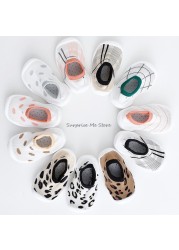 Cute Baby Anti-Slip Frist Walkers Cartoon Newborn Baby Girls Boys Anti-Slip Socks Slippers Boots Shoes Suitable for Baby Toddler