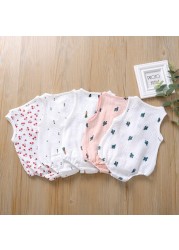 Summer Baby Boys Girls Romper Gauze Cotton Linen Baby Romper Playsuit Jumpsuit Fashion Newborn Baby Clothes