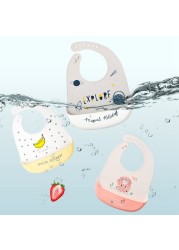 Waterproof Baby Bibs For Babies Burp Feeding Cloth Adjustable Silicone Bibs Saliva Dripping Newborn Infant Saliva Towel Bandana