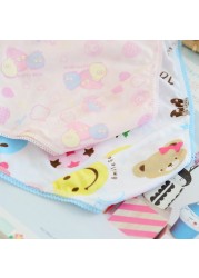 6pcs/lot Girls Cartoon Briefs Children Cotton Underwear Heart Printing Panties Kids Short Pants Girl Underwear Size 1T-12T