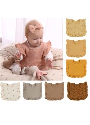 M76C New Baby Feeding Waistcoat Infant Saliva Towel Baby Soft Cotton Burp Cloth