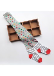 Autumn Winter Children Stripe Pantyhose Stockings Baby Boys Girls Christmas Tights Kids Fancy Dress Children's Clothing