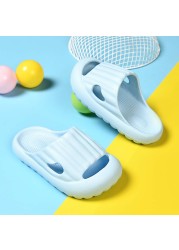 New Summer Children Shoes Casual Sandals Slippers Baby Boys Girls Slides Sandal Soft Thick Sole Quick Dry Beach Pool Slippers