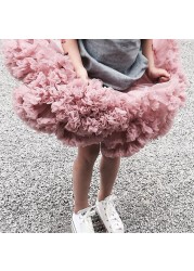 1-10 Years Girls Tutu Skirt Ballerina Skirt Kids Fluffy Skirt Ballet Ballet Skirts Ballerina Ballet Skirt Princess Girl Tulle Mini Skirt