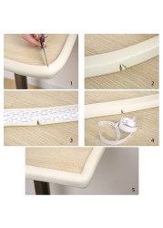 2 Meters Baby Safety Corner Desk Guard Rubber Table Protection Kids L Shape Soft Edge