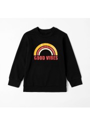 Black Moms Mommy Mum Clothes Rainbow Cartoon Family Printed Mom Clothes