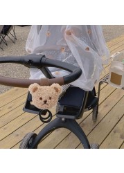 Cartoon Bear Adjustable Baby Stroller Hanging Hook Shopping Cart Hook Trolley Organizer Pushchair Hanger Hanging Hook