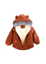 2020 Autumn Hooded Sweater For Kids Back To School Plush Tops Cartoon Print Outerwear Baby Boy Fashion Clothes