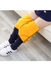 Girls Jeans Pants Skinny Jeans Korean Fashion Warm Elastic Fleece Lined Leggings Girls 4 to 13 Years Autumn Winter