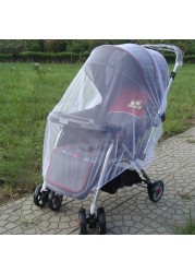 Mesh On Stroller Infant Baby Stroller Accessories Mosquito Net Protection Kids Pushchair Fly Midge Insect Bug Cover