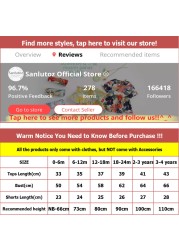 Sanlutoz Cute Printing Cotton Baby Boys Girls Clothes Sets Summer Infant Short Sleeve Tops+Pants 2pcs