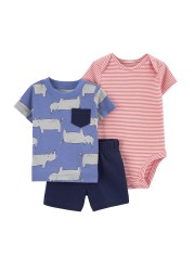 Newborn casual clothes outfit cute baby boys romper short sleeve shorts travel suit spring summer girls outdoor sports wear