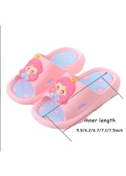 Children Slippers Summer Cartoon Cute Home Shoes For Girl Waterproof Non-slip Bathroom Kids Slippers Soft Baby Shoes