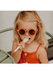 Kids Sunglasses Cute Round Sunglasses Child Colorful Toddler Glasses Eyewear UV400 Protection For Children Boys Girls