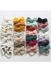 Cotton Baby Girl Headbands Bows Hair Bands For Kids Hair Accessories Infant Items Little Girl Toddler Headband Newborn Baby