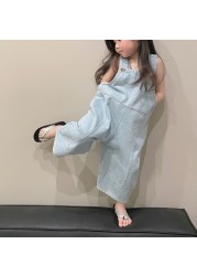 Kids Jeans Overalls for Girls Fashion Jeans Casual Rompers Denim Pants for Kids Clothes Children Teens Outwear Outfits