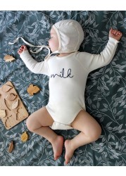 Spring Summer Newborn Infant Baby Boys Girls Romper Playsuit Overalls Newborn One Piece Clothes Cotton Long Sleeve Baby Jumpsuit