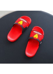 Disney children's slippers cartoon non-slip home bath boys indoor and outdoor wear summer beach shoes