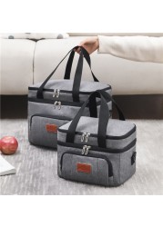 8L 20L outdoor insulated thermal cooler camping bag with shoulder strap car using ice pack bolsa termica loncheras para mujer