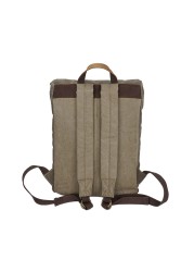 Men's vintage backpack ole waxed leather canvas shoulder bag trend leisure bag waterproof women bag 14 inch laptop backpack travel