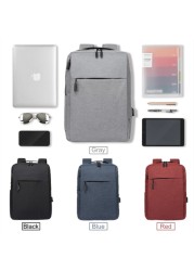 Men's Backpacks 15.6 Inch Laptop Bags USB Charging Large Capacity School Backpack Travel Daypack Mochila Shoulder Bags Sac