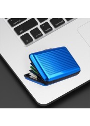 D0LF Aluminum Business ID Credit Card Holder Pocket Wallet Purse Organizer Card Protection