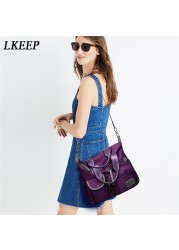 New ladies fashion waterproof nylon felt bag casual nylon shoulder bag mummy bag large capacity messenger bag