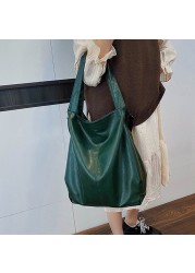 Soft Leather Shoulder Bags Luxury Handbag Women Large Capacity Bags Large Capacity Top Handle Bag Women Tote Crossbody Bag