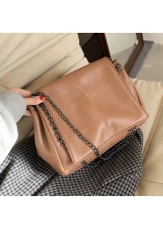 Designer Luxury Fashion Women Small Crossbody Shoulder Bags Chain PU Leather Kawaii Tote Handbags For Female Branded