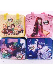 Demon Slayer Devil Blade Cartoon Anime Insulation Bag Kimetsu no Yaiba Tanjirou Nezuko Picnic Lunch Box Meal Bento Hand Storage Bag