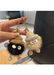 Cute Mink Keychain Diecast Car Key Ring Bag Keychain Accessories